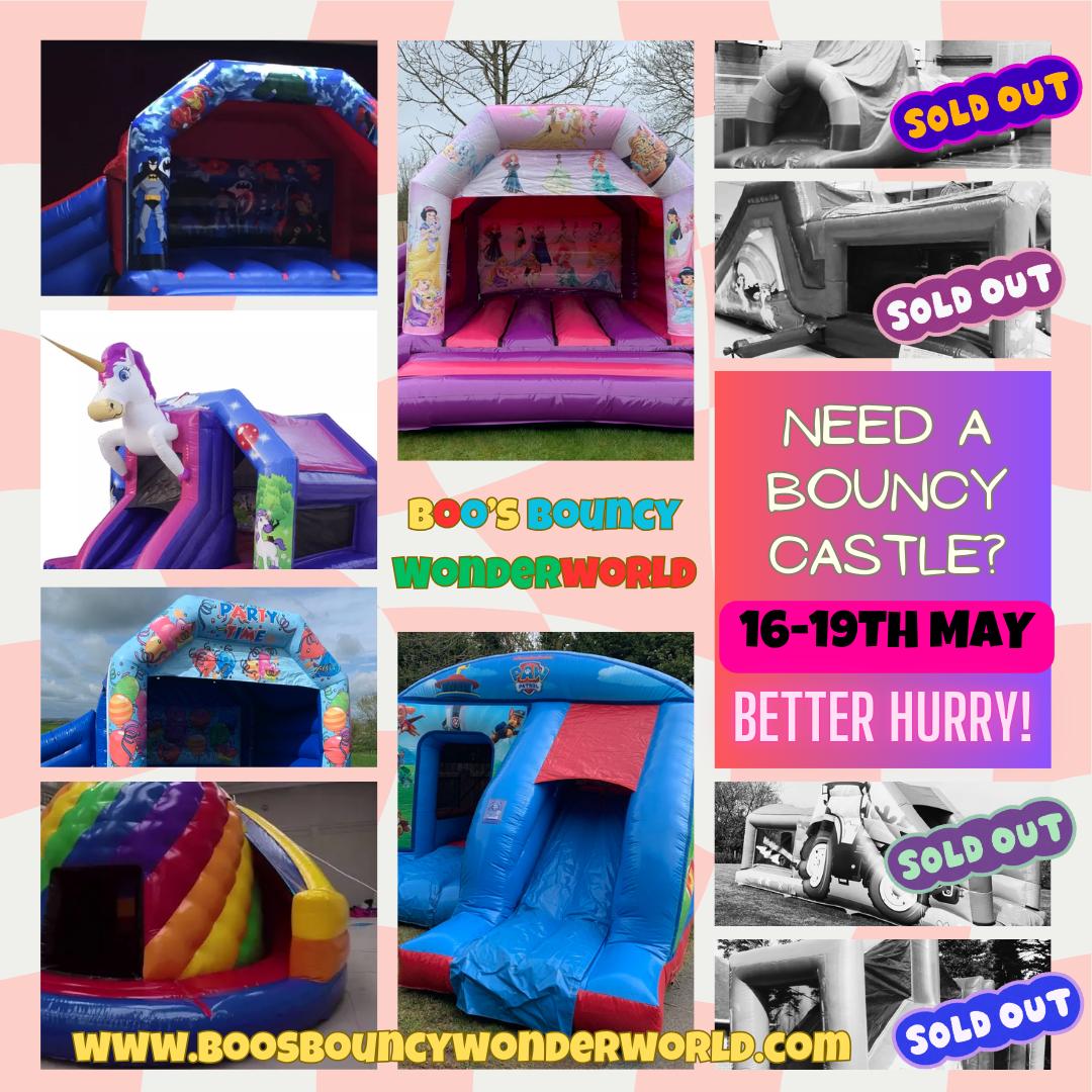 Book your bouncy castle with Boo's Bouncy Wonderworld Boo's Bouncy Wonderworld #boosbouncywonderworld #bouncycastlescavan #bouncycastlesmonaghan #bouncycastle #bouncycastlehire #cavanmonaghan #cavan #monghan #leitrim #communion #confirmation #party